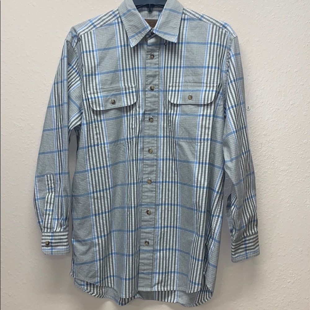 Men’s Plaid Clearwater Outfitters button Down Sz M